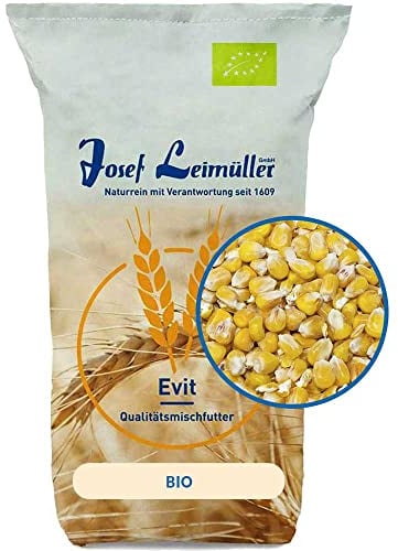 Leimüller Bio Mais Premium 25 kg | Natürlicher Mais aus Österreich | Hochwertiges Kraftfutter für Milchkühe, Rinder, Schweine & Hühner | Bio-Zertifiziert & Frei von Gentechnik
