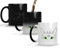 SmartyPants Green Eyed Blue Eyed Dragon Kids/Child's Printed Ceramic Mug Coffee Cup (Green Eyed Dragon Prime)
