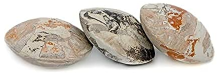 Lot de 3 galets d'argile naturelle