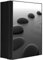banjado® XXL Medizinschrank abschliessbar mit Motiv Schwarze Steine 35x46x15cm - großer Arzneischrank/Medikamentenschrank aus Metall zur Medikamenten Aufbewahrung - Apothekerschrank mit 3 Schlüsseln