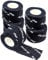 Element 26 Athletic Gewichtheber-Tape – Premium Daumen- und Finger-Tape schwarzes Haken-Griffband klebriges dehnbares Klebeband mit schweißresistentem Kleber (5 Rollen 3,8 cm Breite, schwarz)