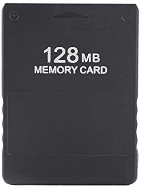 Carte mémoire Tenglang 8M-256M pour Sony PS2 Gamepad Haute Vitesse Gameboy Micro Carte mémoire de Jeu pour Sony PlayStation2 (128 MB)