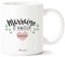 Manahia Mug Cadeau Marraine - Marraine d'amour forever - Avec Boite Kraft - Imprimé en France - 330 mL Céramique - Tasse Marraine - Annonce Naissance - Baptême - Demande Future Marraine
