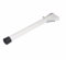 White Spring Door Stop - 210mm / 8.3 inch - Metal Driveway Gate Stopper Garage / Door Holder.