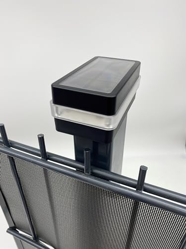 ABZ-Zaunsysteme GmbH LED Solar-Pfostenkappe KAPPA (Weiß)