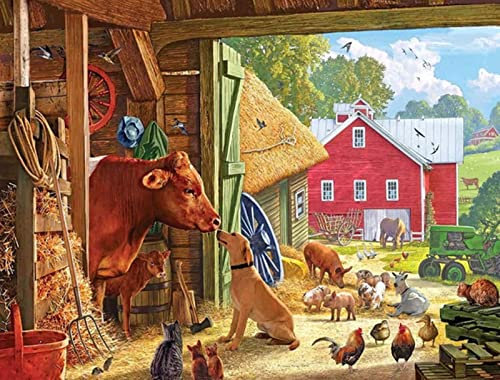 YJPZZG Puzzle 120 Teile für Erwachsene warmes Zuhause Geeignet FüR Kinder Ab 14 Jahren Und Kinder, Landschaftspuzzle Fertige Größe 21×29cm