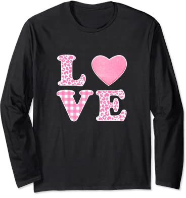 Plaid léopard rose Saint-Valentin Manche Longue