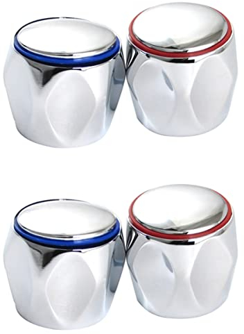 DOITOOL 2 Set Rubinetto Doccia Manopola Maniglia Doccia Manopola Sostituzione Rubinetto Maniglia Manopola Maniglie Calde E