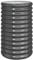 vidaXL Garden Planter in Anthracite - Powder-Coated Steel - Round Shape with Ample Planting Space, Suitable for Outdoor Use - 40x40x68 cm