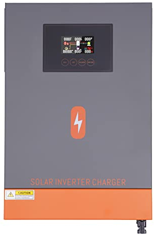 6200W Hybrid Solar Wechselrichter 48V DC zu 230V AC mit 120 A MPPT Solar Wechselrichter Max PV 500V Eingebaut für Zuhause (6200W)