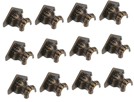 DOITOOL 20pièces Décoratifs Bois pour Boîtes à Bijoux Rétro Protections Angle pour Boîtes Bois Coffrets Cadeaux