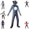 DONY Skibidi Costume Toilet da Bambini Ragazzo Ragazza,Gioco di Cartoni Animati Cosplay Carnevale Mostro Tuta di Halloween Scuola Mascherata Festa di Compleanno Festa dei Bambini Natale