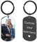 Porte-Clés Personnalisé Avec Photo Double Face Porte-Clés Personnalisé Gravé Au Laser Pour Homme Femme Famille Cadeau