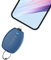 1600mAh Mini Emergency Power Pod für iPhone, Eingebauter Mini Power Emergency Pod (iOS), Schlüsselanhänger tragbares Ladegerät, externes Schnelllade-Powerbank-Akkupack kompatibel für iPhone Blue