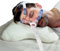 Traumreiter CPAP Kissen für Seitenschläfer - Schlafapnoe Kopfkissen mit Memory Foam | 2 Härtegrade Mittelfest und Fest, geeignet für alle CPAP-Masken, Orthopädisches Nackenstützkissen