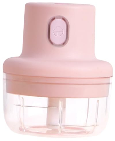 Zerodeko 1pièce Mini Hachoir Électrique Multifonction Pour Ail Et Légumes Équipement De Cuisine Rechargeable Avec Couvercle Pratique Pour Préparer Des Ingrédients Un Clin Œil Coloris