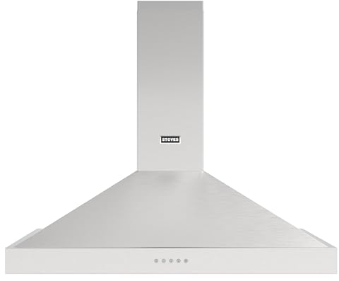 Stoves Sterling 110PYR Pyramid 110cm Chimney Cooker Hood - Stainless Steel