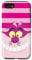 iPhone SE (2020) / 7 / 8 Disney Alice in Wonderland Cheshire Cat Pink Stripes Case