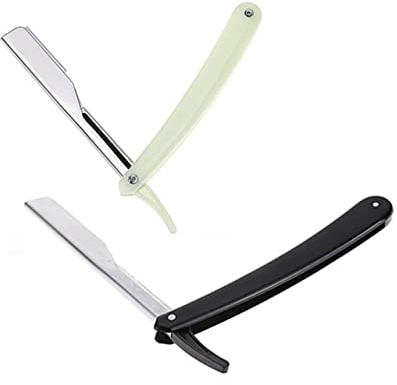 MAGICLULU Rasiermesser aus Metall Bartrasierer Rasiermesser für ustura tragbarer rasierer razor Rasierer für Männer manueller Rasierer männer rasiermesser altmodisch Messerhalter Mann Weiß