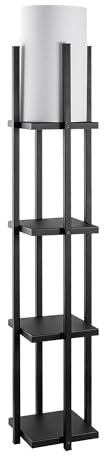 Opviq Lampana Stehleuchte | Metallkörper | Schwarz