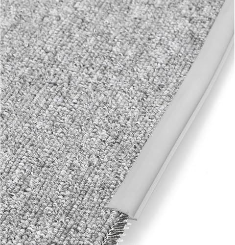 AVLLSO Door threshold bar Rug Edge Trim Strip, Floor Mat Edge Protector, PVC Floor Transition Strip Carpet to Tile(7.5m/24.6ft Long)