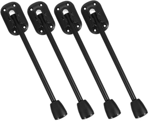 Housoutil Lot De 4 Pieds De Table Robustes en Fer pour Table Basse Salle À Manger Bureau Armoire De Cuisine