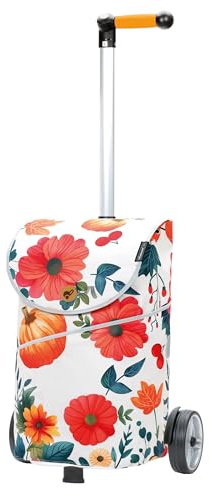 ANDERSEN Einkaufstrolley - Shopper Mix A41 | mit ergonischem 3-Wege-Griff, höhenverstellbar, aus Alu, bis 40 kg - Tasche Limited Edition, Seitenfach, Innenfach, 46 L