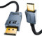 AGFINEST Câble USB C vers DisplayPort 2.1, [16K@30Hz 8K@120Hz 4K @240Hz] Affichage Port vers USB C, transmission bidirectionnelle 80Gbps compatible avec MacBook Pro, iPhone 16/15 Plus Pro, iPad (1 M)