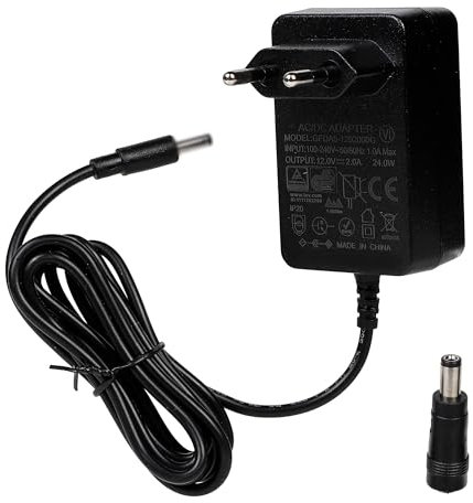 Carbosing 12V 2A 24W Adaptateur Secteur Alimentation Chargeur Ordinateur Portable Compatible avec Thomson NEO14A-4BK64, NEO17C-2WH32N, NEO14C-2BK32, NEOX13C-4BK32, NEO14A-4SL64, NEO14C-4SL64, NEO14A