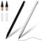 2 Stück Endlos Bleistift mit nachhaltiger Endlos-Schreibspitze,Metall Tintenlose Bleistifte Ewig,Austauschbar,Radierbar,Wiederverwendbarer Everlasting Pencil,Studenten Home Office School Supplies