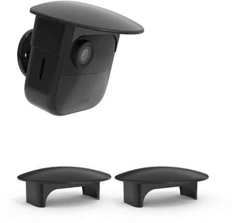 TIUIHU Kamera Regenschutz für Die Neue Blink Outdoor 4/Outdoor 2K+ Kamera, Außenkamera Wetterfeste UV-Schutzhülle für Die Neue Blink-Kamera Outdoor, Schwarz (2 Stück)