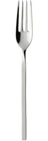 Villeroy & Boch 12-6338-0050 NewWave Tafelgabel, Rostfreiem Edelstahl in geschwungener Form, 1-teilig