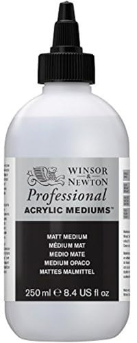 WN Acrylic Matt Medium 250 ml, ACFAMM250,Transparent