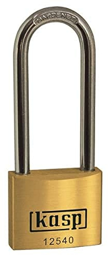 Kasp K12540L63A1 Messingschloss Premium, 40x63 mm, hoher Bügel
