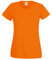 Fruit of the Loom T-Shirt, women's, Arancio, L