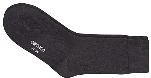 Camano Kinder 3er Pack Socken mit verstärkter Ferse und Spitze Jungen & Mädchen Strümpfe