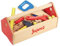 Jeujura - 8592-Tableau en Bois-Boite a Outils en Bois, 30 x 14 cm