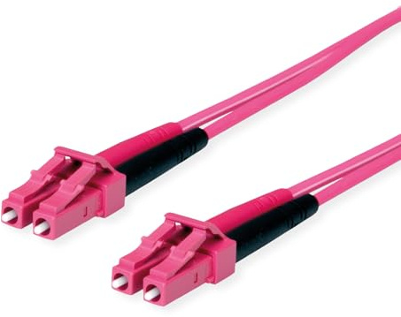 Telegärtner 5.0 m LC/LC 50/125 5 m LC LC Fibre Optic Cable – LC FIBER OPTIC CABLE (5 m, purple, LC, Purple)