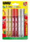 UHU Glitter Glue FESTLICHE FARBEN, 6x10ml