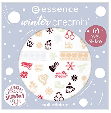 essence - Nagelsticker - winter dreamin - nail sticker 01 - sprinkle me with snowflakes