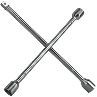 Faithfull AUWB4WC 4-Way Wheel Brace Chrome Plated 14in