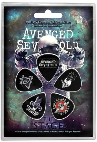 Avenged Sevenfold Plektrum The Stage 5er Set Multicolor