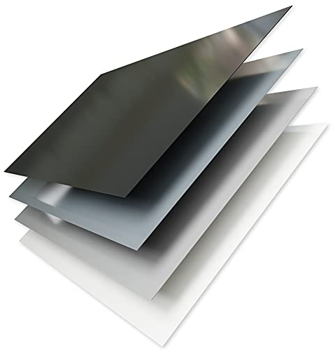 PVC Kunststoffplatte 2000x1000 mm - 1 Stück - seidenmatte PVC Platte, porenlos glatte Oberfläche - Kunststoffplatte 2mm hellgrau (RAL 7004) - leicht flexibel - (1 Stück - 200x100cm, 2mm hellgrau)