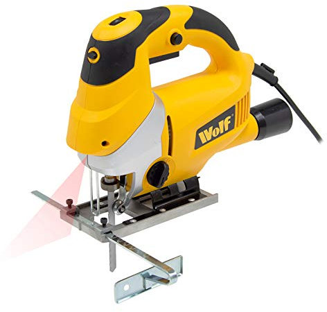 750w Jigsaw Electric Jig Saw Cutting Capacity 100mm Wood 10mm Steel Variable Speed 230V 0-3000rpm Bevel Cutting 0-45° with Laser & Dust Extraction Port