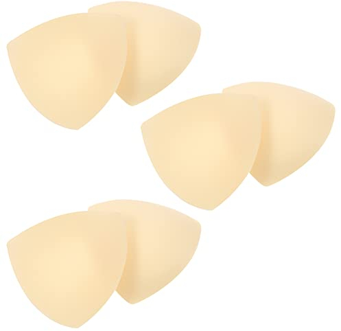 VALICLUD Rilievi Del Reggiseno Inserti Rinforzatori Del Seno Coppe Del Reggiseno Inserti per Lo Sport Reggiseno Del Bikini Top Costume Da Bagno 3 Pairs