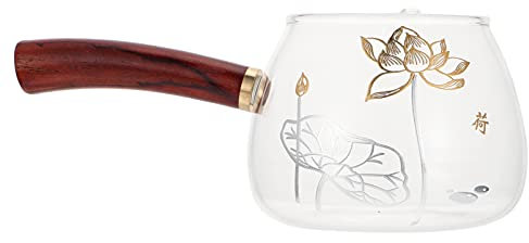 Cabilock Tasse à Lait Bois Avec Poignée Tasse à Thé Transparente Facile à Nettoyer Pour Maison