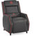 Delta Gaming Recliner Armchair with Footrest Office, Desk, Computer Chair for Gaming (Black & Red)