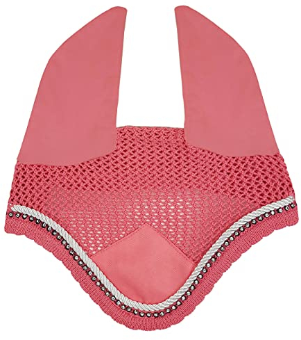 York Fliegenhauben Avril Fliegenmütze Fliegenschutz Pferdemütze (Shell Pink)