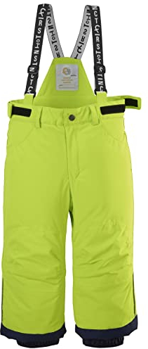 first instinct by killtec Unisex Fisw 7 Mns Pnts Funktionshose Skihose mit Tr gern und Schneefang, Lime, 86-92 EU