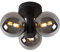 LUCIDE TRUDY - Deckenleuchte Badezimmer - Ø 28 cm - 3xG9 - IP44 - Schwarz